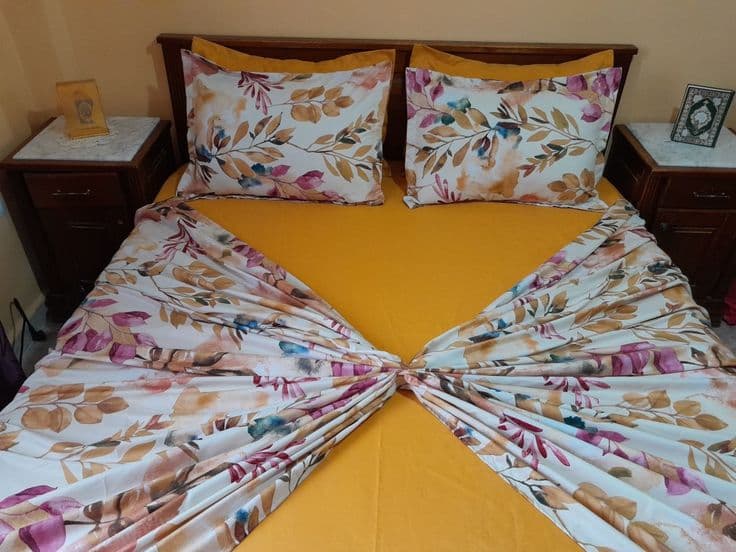 Jimmy Flowered 7-Piece Fitted Bedsheet Set – 6×6